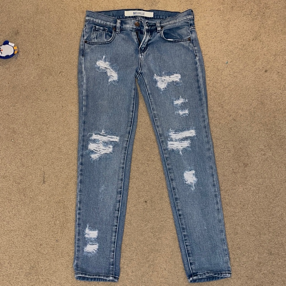 Womens ripped jeans